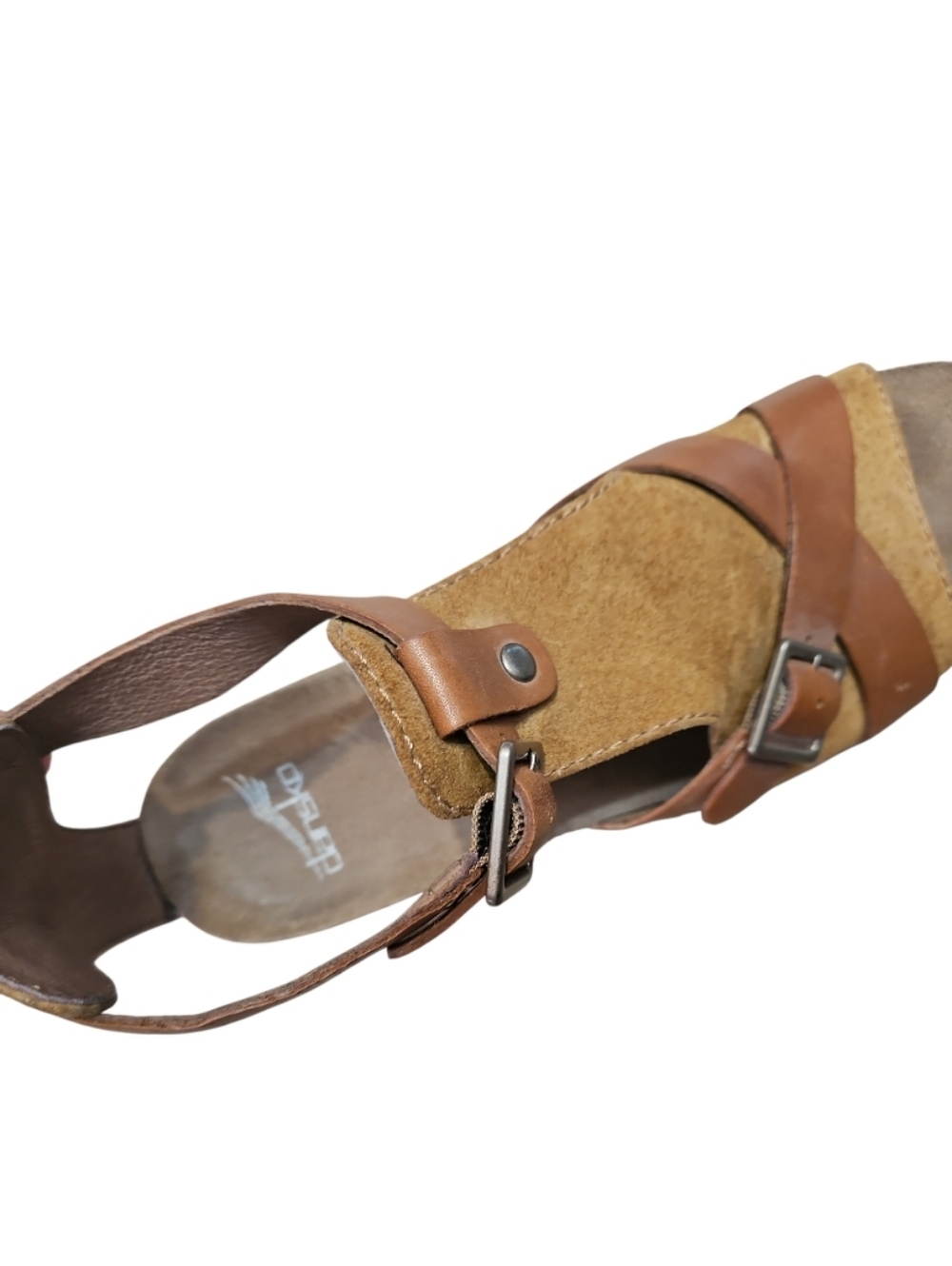 Dansko Dominique Strappy Suede Leather Sandals - Picture 9 of 11